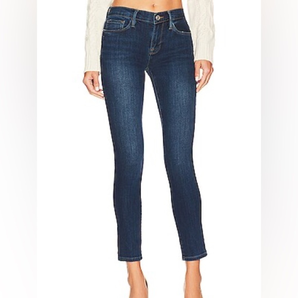 FRAME "Le Skinny De Jeanne" in Stretch Jeans Size 31 in Orlena in EUC